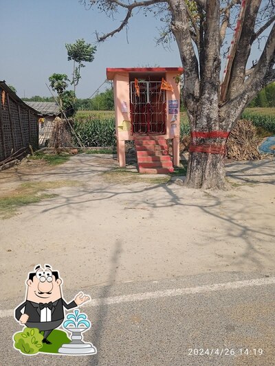 You can get some fresh air at the outside area of Santosh Fast Food