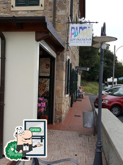 Goditi la vista dagli esterni di Pappa Grappa