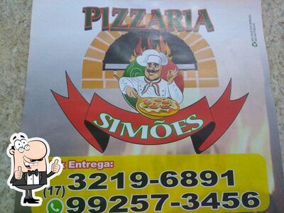 Aqui está a publicidade do Pizzaria Simões