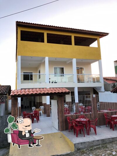 O interior do Pizzaria Tairu