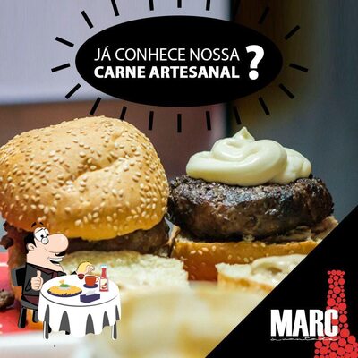 Os hambúrgueres do Marc a vontade irão saciar uma variedade de gostos