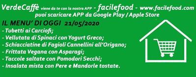 La pubblicità contiene informazioni su Verde Caffè