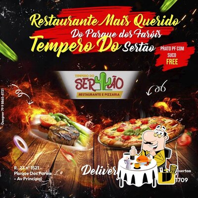 Platos en Restaurante Tempero do Sertão