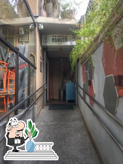 a parte exterior é uma característica importante do Manuia Café