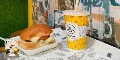 Treat yourself to a burger at TeaMax Cafe Vankal