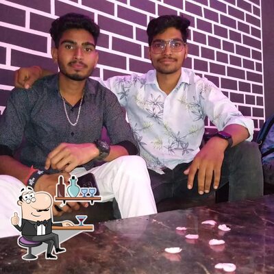 Take a seat at one of the tables at Haryana rasoi
