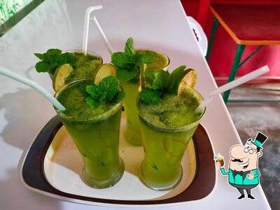 Get an alcoholic drink from the menu