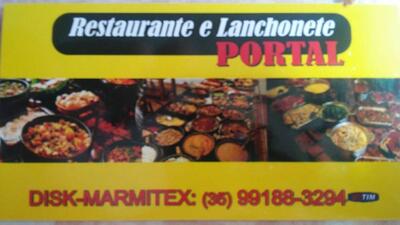 O logotipo do Portal Restaurante e Lanchonete