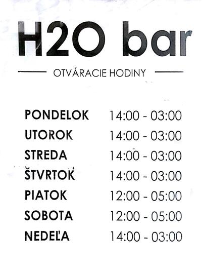 Le logo de H2O_bar