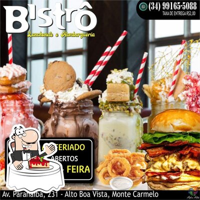 Não esqueça de pedir uma sobremesa no Bistrô