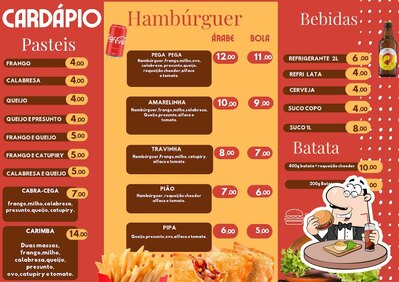 Consiga um hambúrguer no Pastelaria & Cia