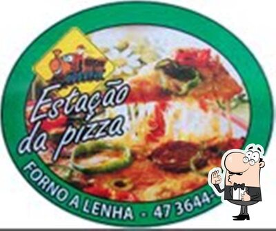 O logotipo do estacao da pizza