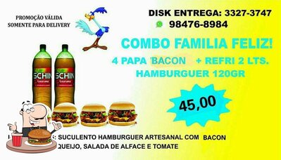 Os hambúrgueres do Papaléguas Lanches irão saciar diferentes gostos