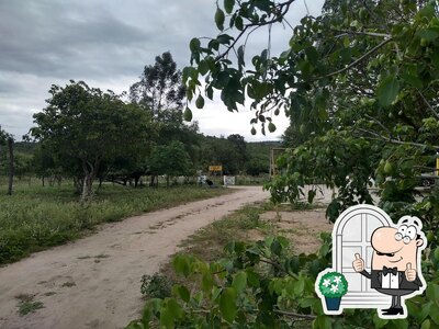 a área exterior é uma característica importante do Rancho Sossego