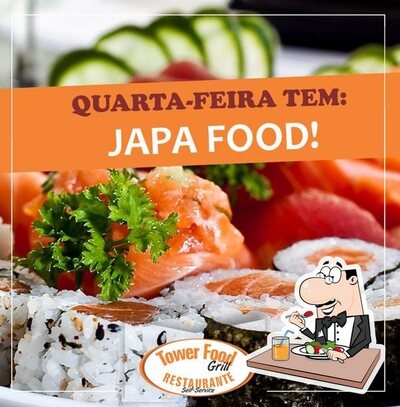 Comida em Tower Café