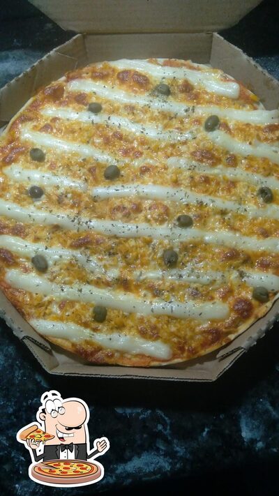 Escolha pizza no Bárbara Pizzaria
