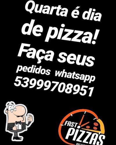 A publicidade apresenta informações sobre o Fast Pizzas Delivery Cassino