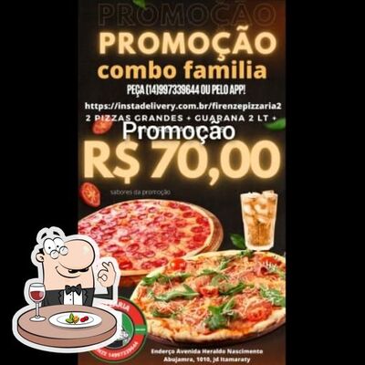 Comida em Pizzaria Firenze