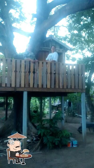 O exterior do Pesqueiro Pouso da Águia