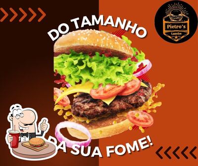Peça um hambúrguer no PIETRO'S Lanches e Açai