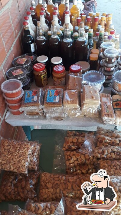 Comida em Alberto do coco