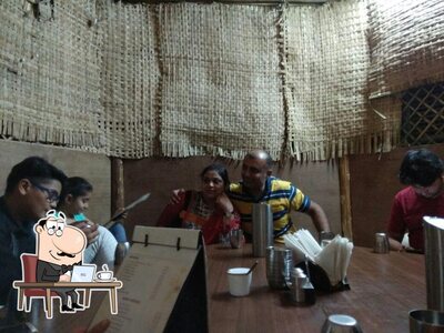 The interior of Partap Hotel