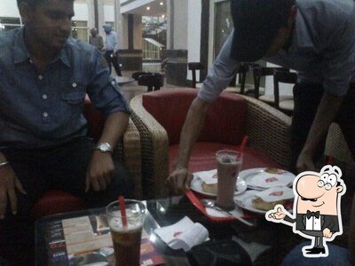 The interior of Cafe Coffee Day Rajpura