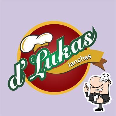 A representação visual da marca do D'Lukas lanches