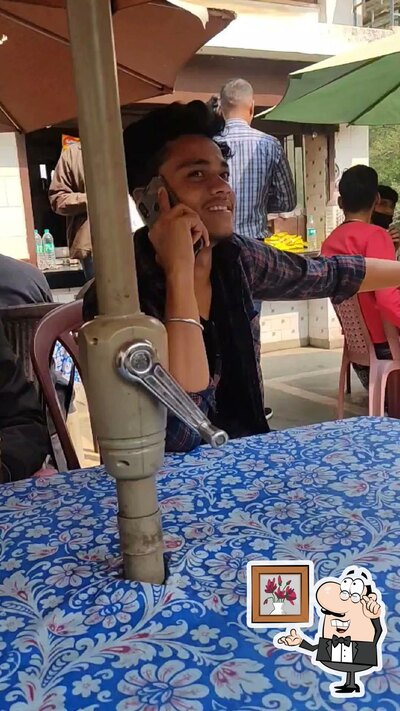 Take a seat at one of the tables at Restaurant