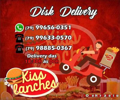 A publicidade apresenta informações sobre o Kiss Lanches - Fernando Collor