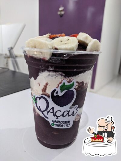 +QAçaí oferece uma seleção de pratos doces