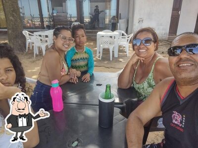 O interior do Quiosque Caravelas
