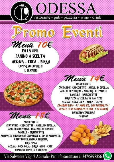 Ecco la pubblicità di Odessa Disco Pub