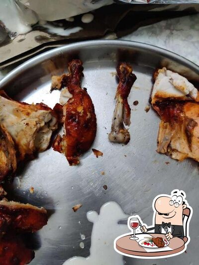 Ice Cafe & Lassi Shop serves meat dishes