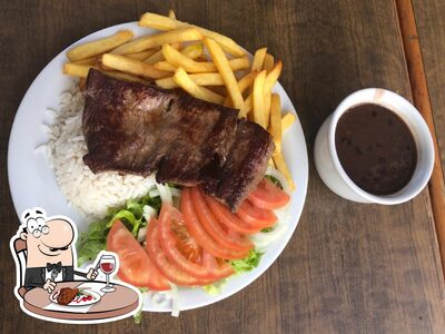 Há uma escolha de opções para os amantes da carne
