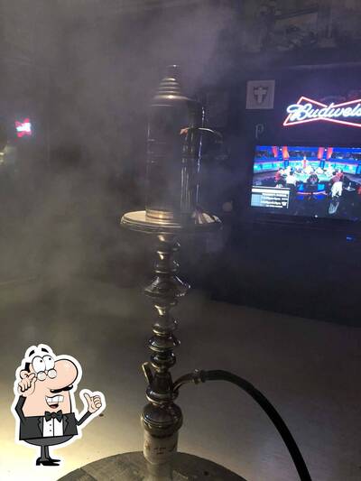 O interior do Be Hookah