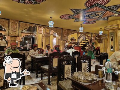 The interior of Ghoomar Restaurants - Goa