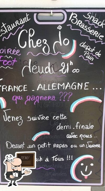 Le menu du tableau présente les options disponibles)