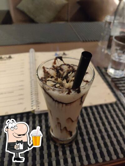 You can enjoy a drink from the menu