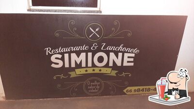 Você pode desfrutar de uma bebida do menu