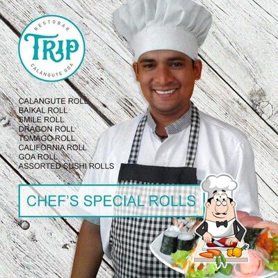 The chef will tempt you with various dishes