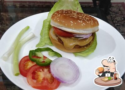 Order a burger at Chunks Doon