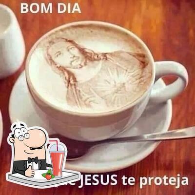 Você pode desfrutar de uma bebida do menu