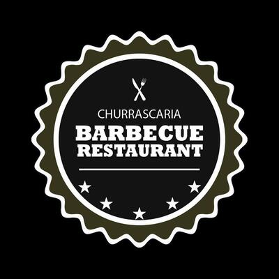 A representação gráfica da marca do Restaurante e Churrascaria Barbecue Ibitinga SP