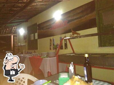 O interior do Pizzaria e Restaurante El Kanah