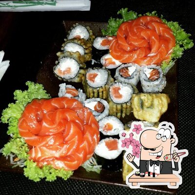 Prove diversas opções de sushi