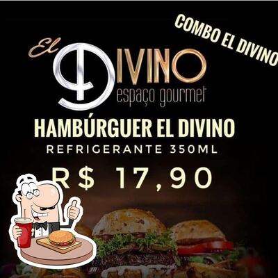 Delicie-se com um hambúrguer no El Divino