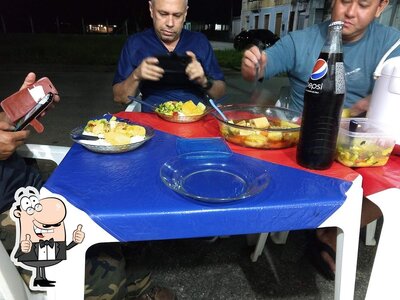 Dona Lourdes e sinhozinho pastelaria foto