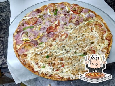 Escolha pizza no Restaurante e Petiscaria Paradise