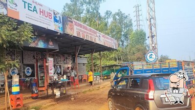 The outside area is an important feature of Dolphin Dhaba Restaurant